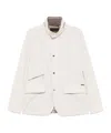 Moorer Long-sleeved Casual Jacket In White