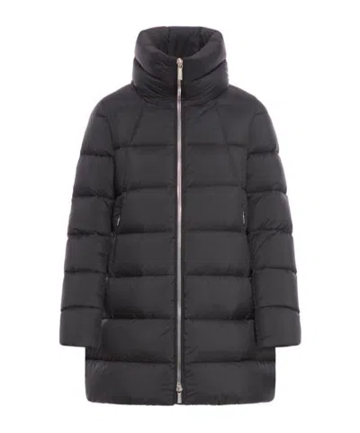 MOORER ALANA PADDED HIGH-NECK COAT