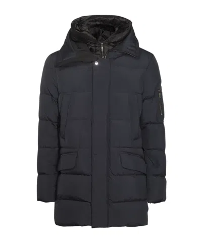 Moorer Long-sleeved Cotton Clothes In Black
