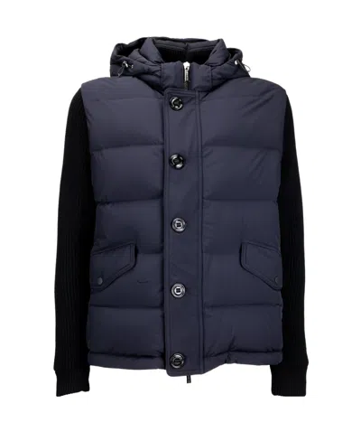 Moorer Long-sleeved Cotton Clothes In Black