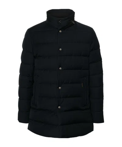 Moorer Long-sleeved Cotton Clothes In Black
