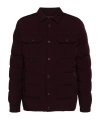 Moorer Padded Down Jacket Featuring Multiple Pockets In Black