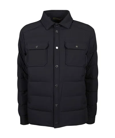 Moorer Long-sleeved Cotton Clothes In Black