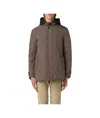 Moorer Long-sleeved Cotton Clothes In Brown