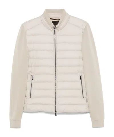Moorer Long-sleeved Cotton Clothes In White