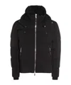 Moorer Puffer Jackets With Hood And Quilted Design In Black