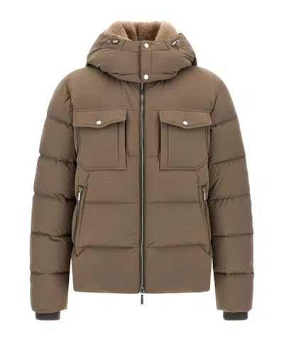 MOORER LONG-SLEEVED COTTON JACKET