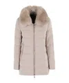 Moorer Long-sleeved Cotton Jacket In Neutral