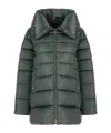 Moorer Long-sleeved Cotton-padded Jacket In Green