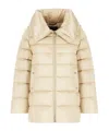 Moorer Long-sleeved Cotton-padded Jacket In Neutral