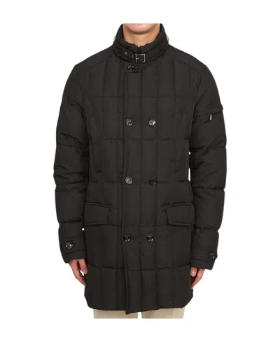 Moorer Long-sleeved Down Jacket In Black