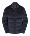 Moorer Long-sleeved Down Jacket In Black