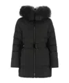 Moorer Long-sleeved Down Jacket In Black