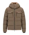 Moorer Alarick Quilted Flap-pocket Jacket In Brown