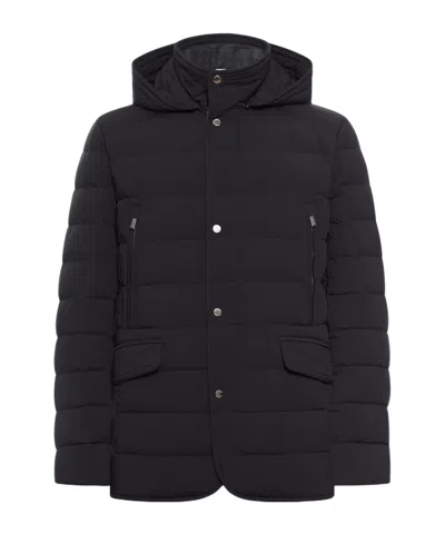MOORER HOODED QUILTED JACKET