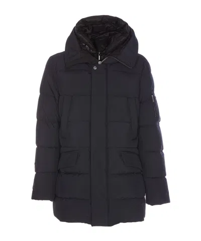 MOORER MOORER DAVIDE-STP PADDED HOODED DRAWSTRING JACKET