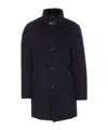 Moorer Long-sleeved Padded Jacket In Black