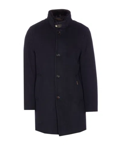 Moorer Long-sleeved Padded Jacket In Black