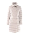Moorer Long-sleeved Quilted Cotton Clothes In White