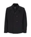 Moorer Long-sleeved Spliced Jacket In Black