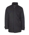 Moorer Long-sleeved Stand-up Collar Jacket In Black