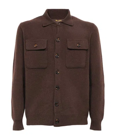Moorer Long-sleeved Sweater In Black