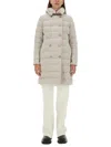 Moorer Double-breasted Down Coat Made Of Wool And Cashmere Padded With Soft Goose Down
