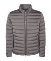 Moorer Long-sleeve Down Jacket In Gray