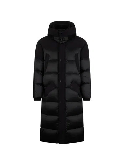 Moorer Longsleeve Hooded Jacket In Black