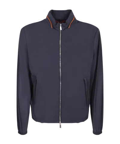 Moorer Long-sleeve Jacket In Blue