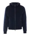 Moorer Blue Grey Oniro Down Jacket In Blue