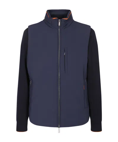 Moorer Long-sleeve Jacket In Blue