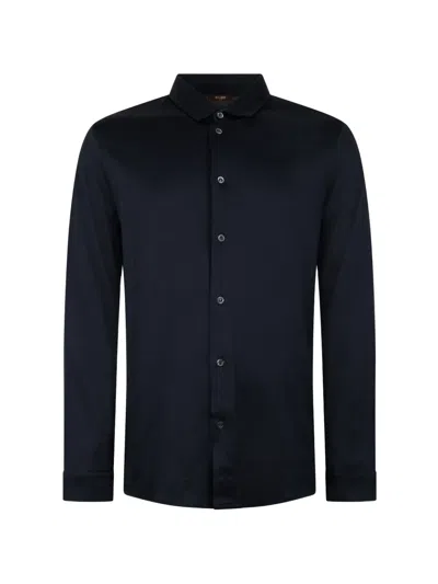 Moorer Long-sleeve Shirt In Black