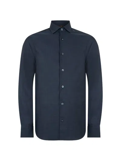 Moorer Long-sleeve Shirt In Animal Print