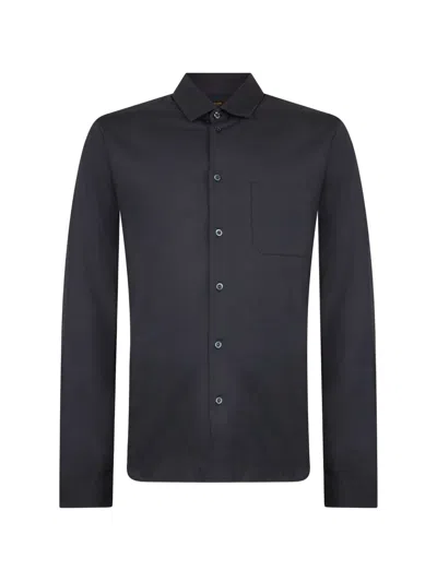 Moorer Long-sleeve Shirt In Yellow