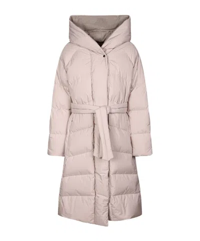 Moorer Long-sleeved Padded Jacket In Neutral
