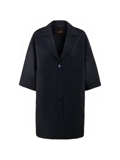 Moorer Lucilia Coat In Black