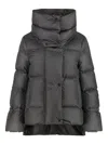 Moorer Madeira Short Down Jacket In Grey