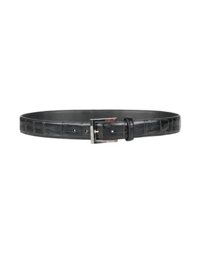Moorer Man Belt Black Size 38 Leather