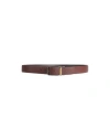 Moorer Man Belt Brown Size 43.5 Soft Leather In Brown