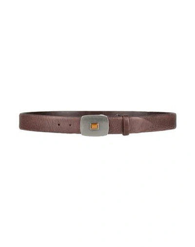 Moorer Man Belt Dark Brown Size 39.5 Leather