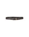 Moorer Man Belt Dark Brown Size 45.5 Soft Leather