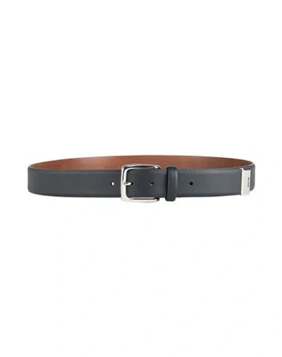 Moorer Man Belt Navy Size 43.5 Leather