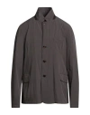 Moorer Man Blazer Charcoal Size 40 Polyamide, Polyurethane In Gray