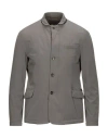 Moorer Man Blazer Charcoal Size 44 Polyamide, Polyurethane In Grey