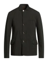 Moorer Man Blazer Dark Green Size 38 Polyamide, Polyurethane In Black