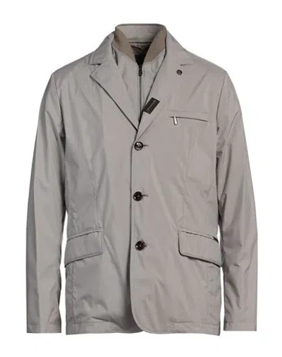 Moorer Man Blazer Grey Size 38 Polyester In Gray