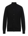 Moorer Man Cardigan Black Size 44 Cashmere In Black