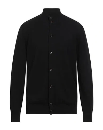 Moorer Man Cardigan Black Size 44 Cashmere