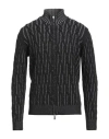 Moorer Man Cardigan Black Size 46 Cashmere